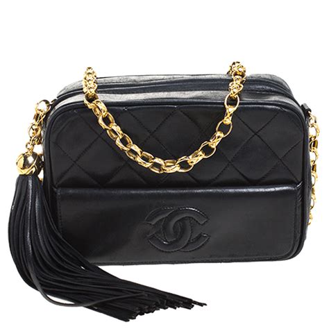 chanel black tassel bag|chanel camera bag 2024.